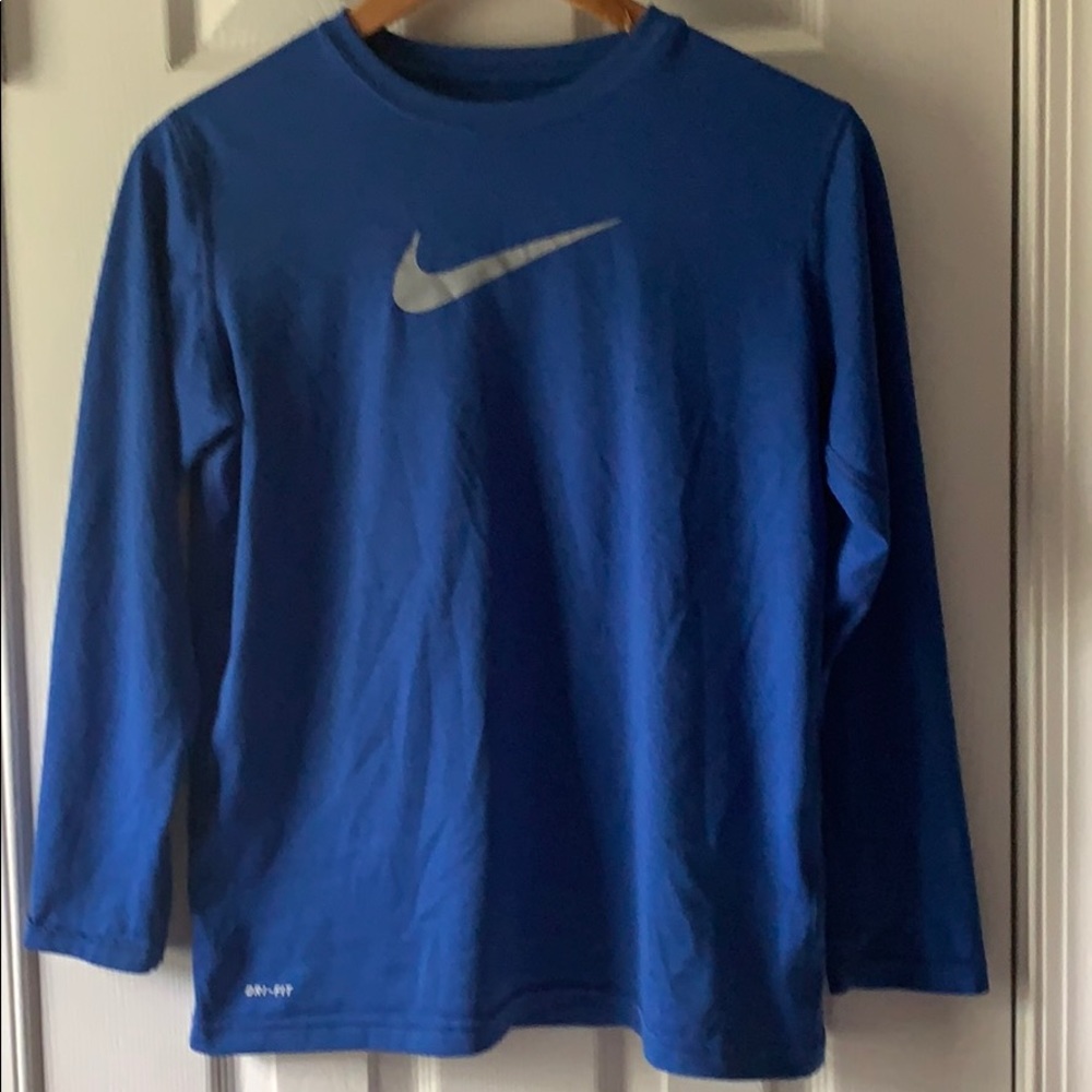 Nike Youth Long Sleeve  Dri-Fit Shirt